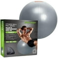 thumbnail image 1 of IBF Iron Body Fitness Pro Series Exercise Ball with Pump, Anti-Burst Stability Ball, 1 of 4