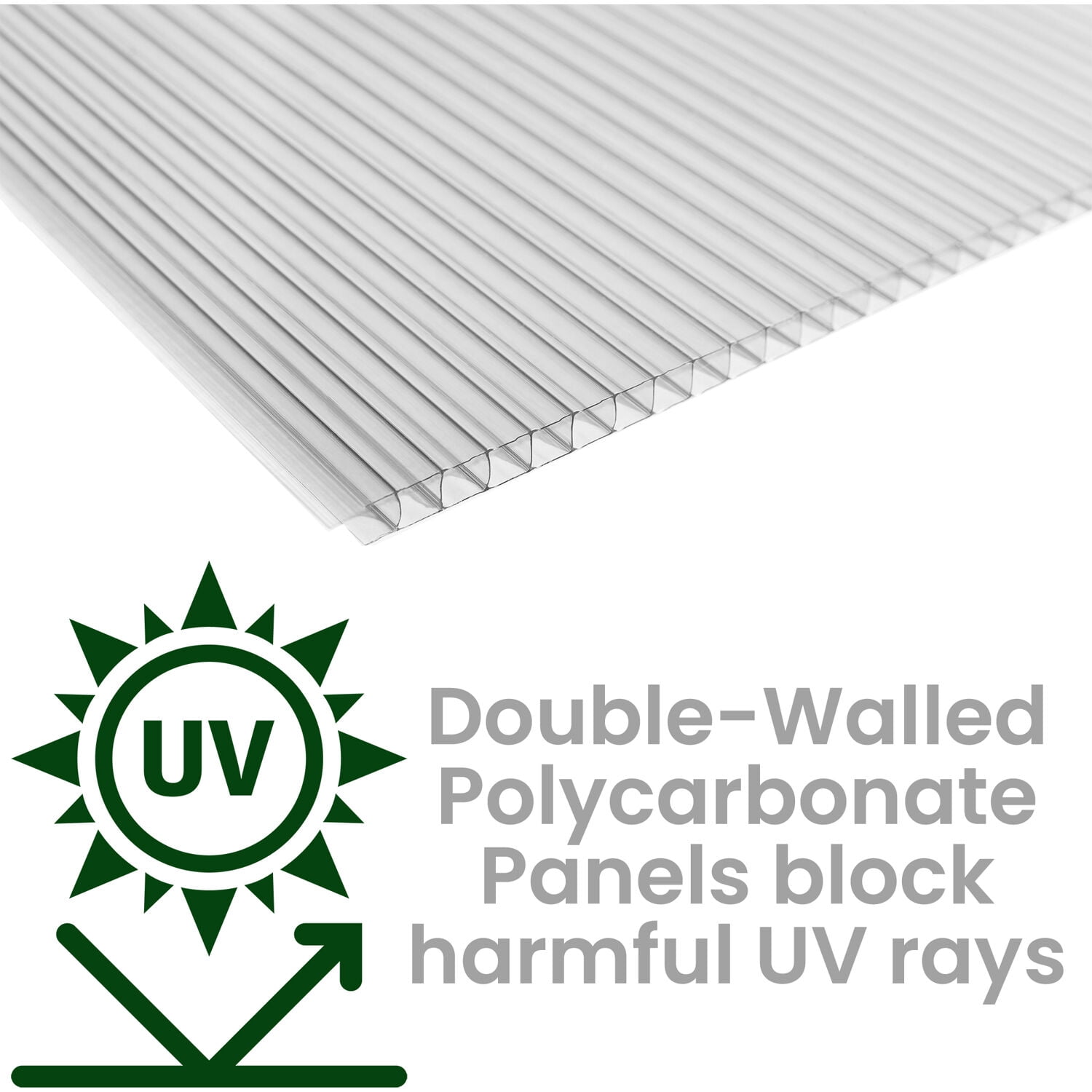 Hanover 39-In. Double Garden Bed Cold Frame Mini-Greenhouse Plant Protector - Lightweight and Portable