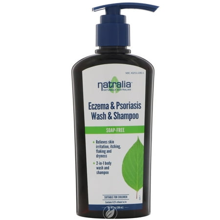 Natralia Eczema & Psoriasis Wash & Shampoo 7 Ounce, Pack of