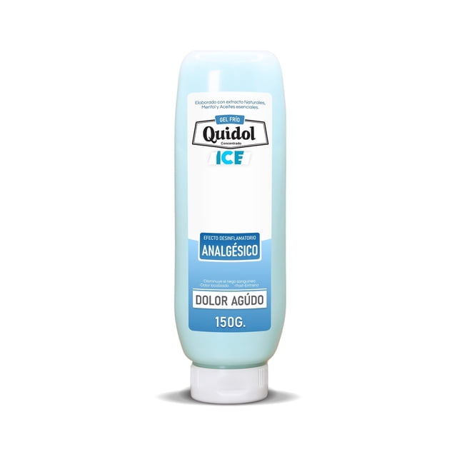 Quidol Ice 150gr. | Gel Extra Frío | Gel Corporal Refrescante con Mentol, Árnica y Aloe Vera – Sensación Cooling para Uso Diario