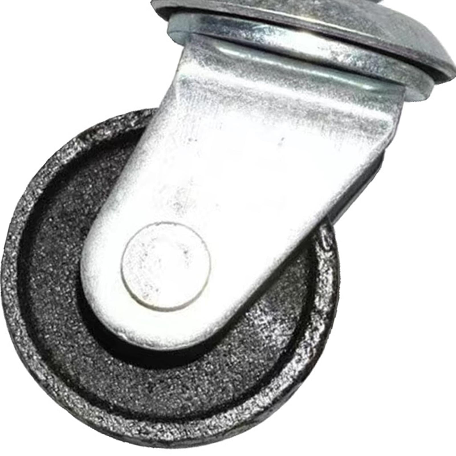 AMLESO Generic Floor Jack Casters 16mm Stem Replacement Trailer Caster Wheel Metal Horizontal Jack Casters for 4 Ton Floor Jack