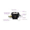 thumbnail image 4 of Salton, Automatic 6-Cup Electric Rice Cooker, Black - Non Stick, 4 of 5
