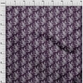 thumbnail image 4 of oneOone Polyester Spandex Purple Fabric Asian Paisley Dress Material Fabric Print Fabric By The Yard 56 Inch Wide, 4 of 4