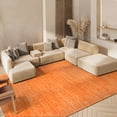 thumbnail image 5 of SAFAVIEH Vision Adrasteia Overdyed Solid Area Rug, 4' x 6', Orange - Modern Design, Orange, Non-Shedding & Easy Cleaning, Ideal for Living Room, Bedroom, Dining Space, Entryway, Bathroom, Bedside, 5 of 16