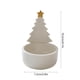 thumbnail image 3 of Adorno para candelabro del árbol de Navidad | Regalo de vela de aromaterapia cerámica | Verde, rojo, dorado, amarillo | 10,2x7,2cm | Decoración de corona de agujas de pino | Decoración de casas, 3 of 6
