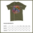 thumbnail image 5 of Tee Hunt Dean Russo Cute Gorilla T-Shirt Colorful Silverback Ape Art Men's Tee, Military Green, Medium, 5 of 5