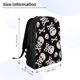 thumbnail image 4 of Balery black white Skull bone Mochila - Mochila Estilosa y Duradera para Laptop de 15 Pulgadas con Tela Oxford Impermeable, 4 of 8