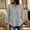 A2-Grey, variant on Womens Tops 3/4 Sleeve Bohemian Peasant Clothes Linen Shirts for Women Gauze Shirts Breathable Cotton Blend Ruffle Sleeve Blouses Ladies Tops and Blouses Gray XL