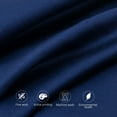 thumbnail image 3 of Flxxie Soft Breathable Combed Cotton Sateen, 1 Pack 20x54 inches Body Pillowcase, Navy Blue, 3 of 5