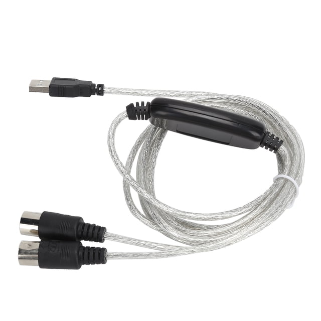 Câble MIDI, Adaptateur MIDI pour Connecter Instruments de Musique Électroniques