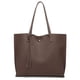 thumbnail image 1 of Dreubea Bolso de hombro de piel sintética suave para mujer, bolso de mano con borlas de gran capacidad, 1 of 5
