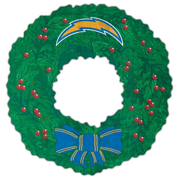 Los Angeles Chargers 16'' Team Wreath Sign