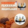 thumbnail image 2 of Ghost Campfire Nightlight, Ghost Flickering Night Light, Campfire Flame Halloween Nightlight USB Powered Wall Decor, 2 of 5