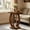 Dark Brown, variant on Fnova Round End Table with 2-Tier Storage, Farmhouse Rustic Nightstand, Bedside Table, Accent Side Table for Living Room, Bedroom, Small Spaces, Balcony, Brown