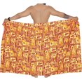 thumbnail image 5 of HAPPY BAY Men's Standard Swimsuits Sarong Pareo Beach Wrap One Size Currant, Turtle Summer Vacation Party, 5 of 5