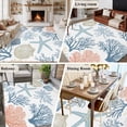 thumbnail image 6 of Summer Marine Life 5x7 Area Rugs for Living Room, Ocean Coral Starfish Art Line Non Slip Floor Mat Washable Low-Profile Indoor Carpet for Bedroom, Dining Room, Bathroom, 6 of 9