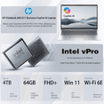 thumbnail image 2 of HP EliteBook 660 Laptop, 16" FHD+, Intel Core Ultra 7 165U vPro, 16GB DDR5, 512GB SSD, Wi-Fi 6E, Win 11 Pro, 2 of 8