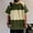 Army Green, variant on EWASWON Men's Casual Striped Short Sleeve T-Shirt - Loose Fit Cotton Tee for Summer,Army Green,Size M