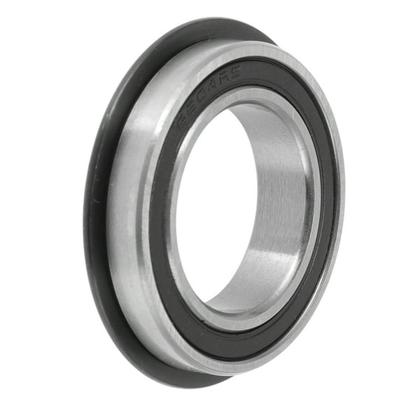 Rodamientos de bolas de ranura profunda 6804NR2RS 20x32x7mm P4 con doble sello de goma lubricados 1 Pc Carro Patinete Patineta Rueda Universal Tonal Plateado Negro