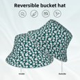 thumbnail image 2 of Xecao Daisies Flowers Print Men and Women Night Reflective Hat Runner Cap Visor Bucket Hat Boonie Cap, 2 of 6