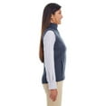 thumbnail image 3 of Ladies' Newbury Mélange&nbsp;Fleece Vest - NAVY HEATHER - L, 3 of 3
