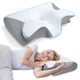 thumbnail image 1 of Almohada Cervical de Espuma con Memoria, 2 en 1 Almohada Ortopédica de Contorno Ergonómico para el Dolor de Cuello, Almohadas de Soporte Contorneadas para Dormidores de Lado Espalda Estómago, 1 of 7