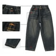 thumbnail image 3 of Teen Boys Jean Pants,Casual Elastic Waist Cargo Jean Pants Boys Fashion Teen Boys Clothes 12-13 Years, 3 of 7