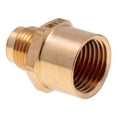 thumbnail image 2 of niple campana de latón de 3/8 x 1/2 pulgada dorado, 2 of 5