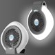 thumbnail image 2 of Luz de ventilador para acampar al aire libre, ventilador de escritorio portátil, luces colgantes para camping, 2 of 8