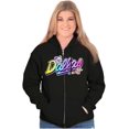 thumbnail image 3 of XOMG POP Dallas Panda Rock Star Women Plus Size Zipper Hoodie Brisco Brands 2X, 3 of 5