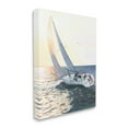 thumbnail image 3 of Stupell Industries Boating at Sunrise Transportation Painting Gallery Wrapped Canvas Print Wall Art, 24 x 30, 3 of 7