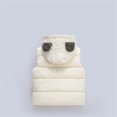 thumbnail image 4 of Boys Puffer Vest 5T Kids Toddler Baby Girls Boys Autumn Winter Warm Thick Ear Cotton Hooded Long Sleeve Vest Jacket Clothes Z0G-White, 1-2 Years, 4 of 4