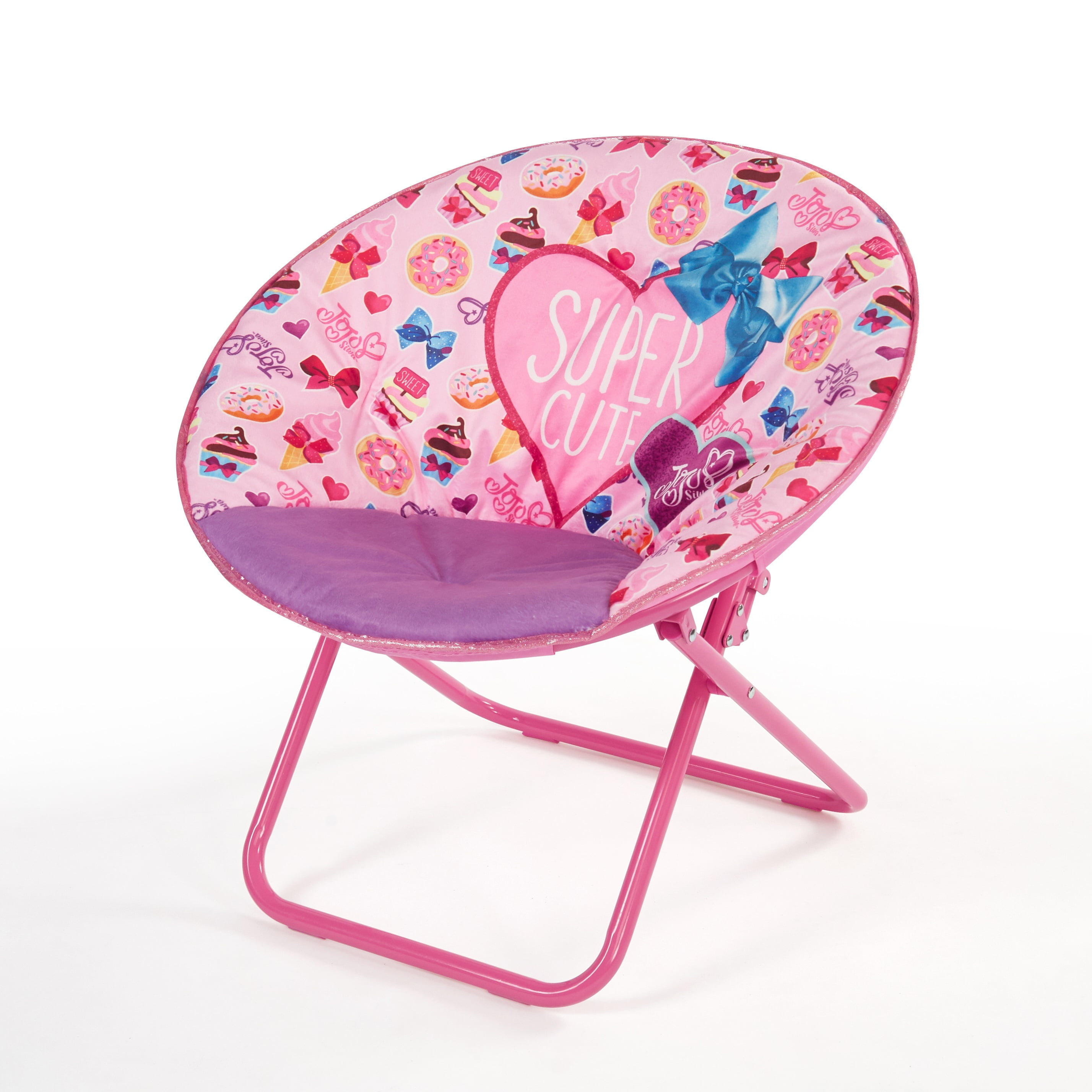 Nickelodeon Jojo Siwa Teen Plush Pink Saucer Chair Com