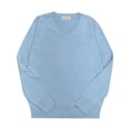 thumbnail image 1 of Suéter tipo jersey de cuello en V de punto para estudiantes, estilo universitario, para hombres y mujeres, JK, 1 of 1
