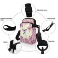 thumbnail image 5 of HELLHERO Hummingbird Flower Adjustable Shoulder Strap Crossbody Bag with Adjustable Shoulder Strap Women Crossbody Bag Stylish Polyester, 5 of 7