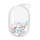 thumbnail image 4 of Bolsa pequeña para muñecas, Mini bolsa de almacenamiento para muñecas, a prueba de polvo, portátil, para exteriores, bolsa de exhibición de muñecas Claro L con bolas, 4 of 8