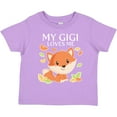 thumbnail image 3 of Inktastic My Gigi Loves Me Little Fox Boys or Girls Toddler T-Shirt, 3 of 5