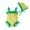 r-504Yellow674, variant on HAYIMI Child Swimwear Cartoon Print Swimsuit For Girls With Matching Swim Cap Trianglar Cut Bathing Toddlers Kids Relaxed Fit Summer Beach Bathing Suit