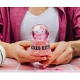 thumbnail image 5 of Sanrio Hello Kitty Pink Skeleton 3-Inch Mini Light-Up Snow Globe, 5 of 8