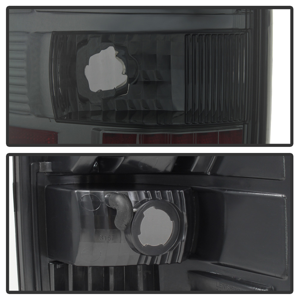 AKKON - For 04-08 Ford F150 F-150 Pickup Truck Styleside Model Smoke LED Tail Lights Brake Lamps Replacement