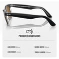 thumbnail image 5 of Ray-Ban RB2140 ORIGINAL WAYFARER CLASSIC Square Shaped Non-Polarized Sunglasses for Men & Women - Includes Official RAYBAN Eyewear Kit - Ideal Formal & Casual Wear Sunglasses - Brown Lens, 5 of 7