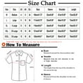 thumbnail image 3 of EQWLJWE Button Down Shirt Men's Casual Loose Turn Collar Print Contrast Geometric Short-Sleeved Button Down Shirt Top Blouse for Going Out, 3 of 5