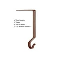 thumbnail image 3 of Wrought Iron Christmas Stocking Hanger 6" - Red (Set of 6) by Park Designs, 3 of 4