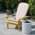 thumbnail image 4 of BizChair Set of 2 All Weather Indoor/Outdoor High Back Adirondack Chair Cushions, Patio Furniture Replacement Cushions - Cream, 4 of 13