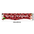 thumbnail image 3 of Christmas Banners, Outdoor Christmas Decorations, Large Festive Yard Flags for Parties and Home Atmospheres, Red Polyester Holiday Banner with Metal Rings for Easy Hanging Indoors and Outdoors, 3 of 7