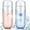 Light Pink and Blue, variant on Lsupdaol 2 Pieces Nano Facial Mister 30 ml Mini Face Humidifier Portable Facial Sprayer USB Rechargeable Handy Skin Care Machine for Face Hydrating, Daily Makeup (Light Pink and Blue)