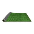 thumbnail image 2 of Ahgly Company Indoor Square Abstract Green Modern Area Rugs, 4' Square, 2 of 4