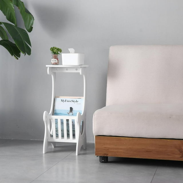 SalonMore Sofa Side End Table, End Stand Desk Coffee Tray Side Table,Tablet Beside Bed Sofa Portable Workstation, Over Bed Table