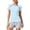 54Light Blue239, variant on WERYOUNG Performance Short Sleeve T Shirts For Women Breathable Athletic Workout Tees Stylish Clothes L