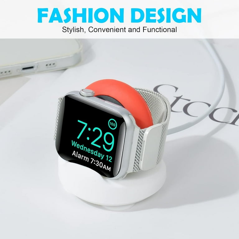 Charger Stand for Apple Watch, Silicone Desk Stand Holder for 